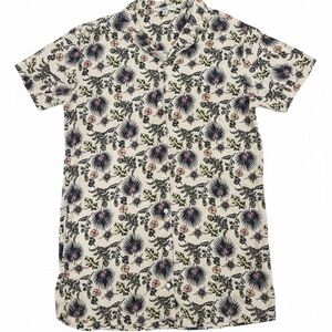 Vans Tropical Floral Button Down Shirt - Size M